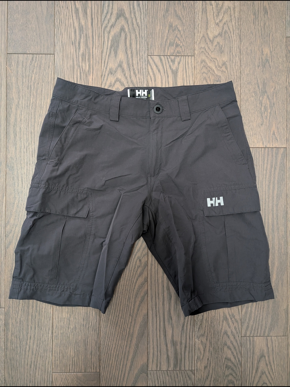 Helly Hansen Black Men's Quick Dry Cargo Shorts